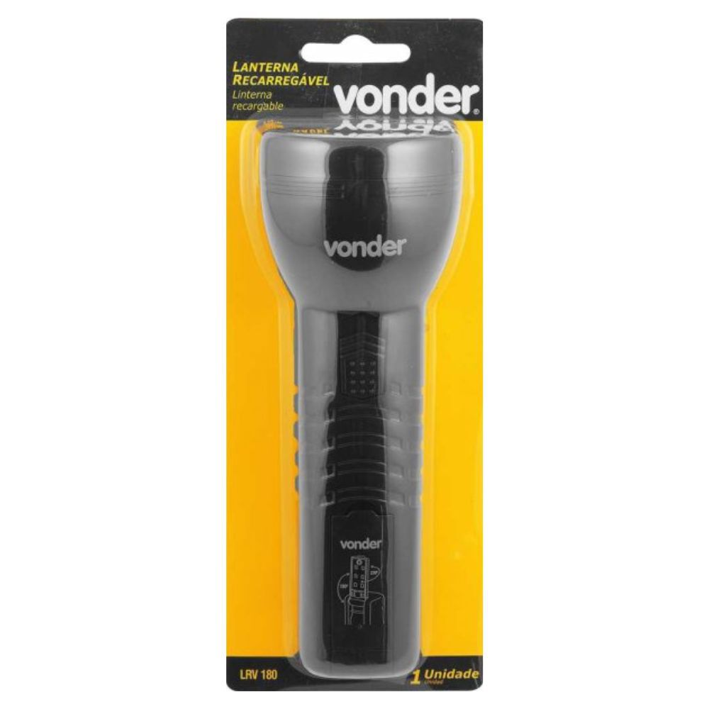 Lanterna Recarregável LRV180 com 7 LEDs Bivolt Vonder